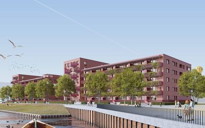 Vorschaubild für den Artikel 'Bezahlbar und gefragt: Neubau am Wasser auf dem Kistner-Gelände'